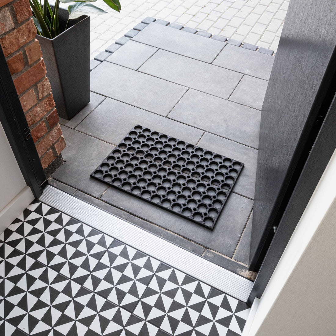 Heavy Duty Non Slip Rubber Ring Entrance Doormat