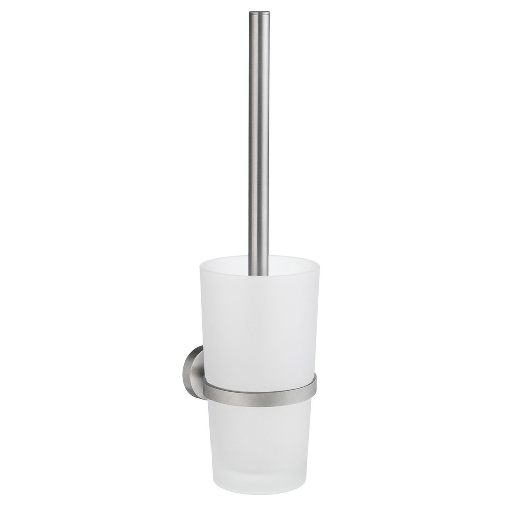 Smedbo Home Wall-Mounted Toilet Brush Set Brushed Chrome HS333