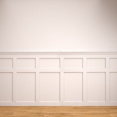 White Primed Hampton Wall Panelling Pack - 2400mm