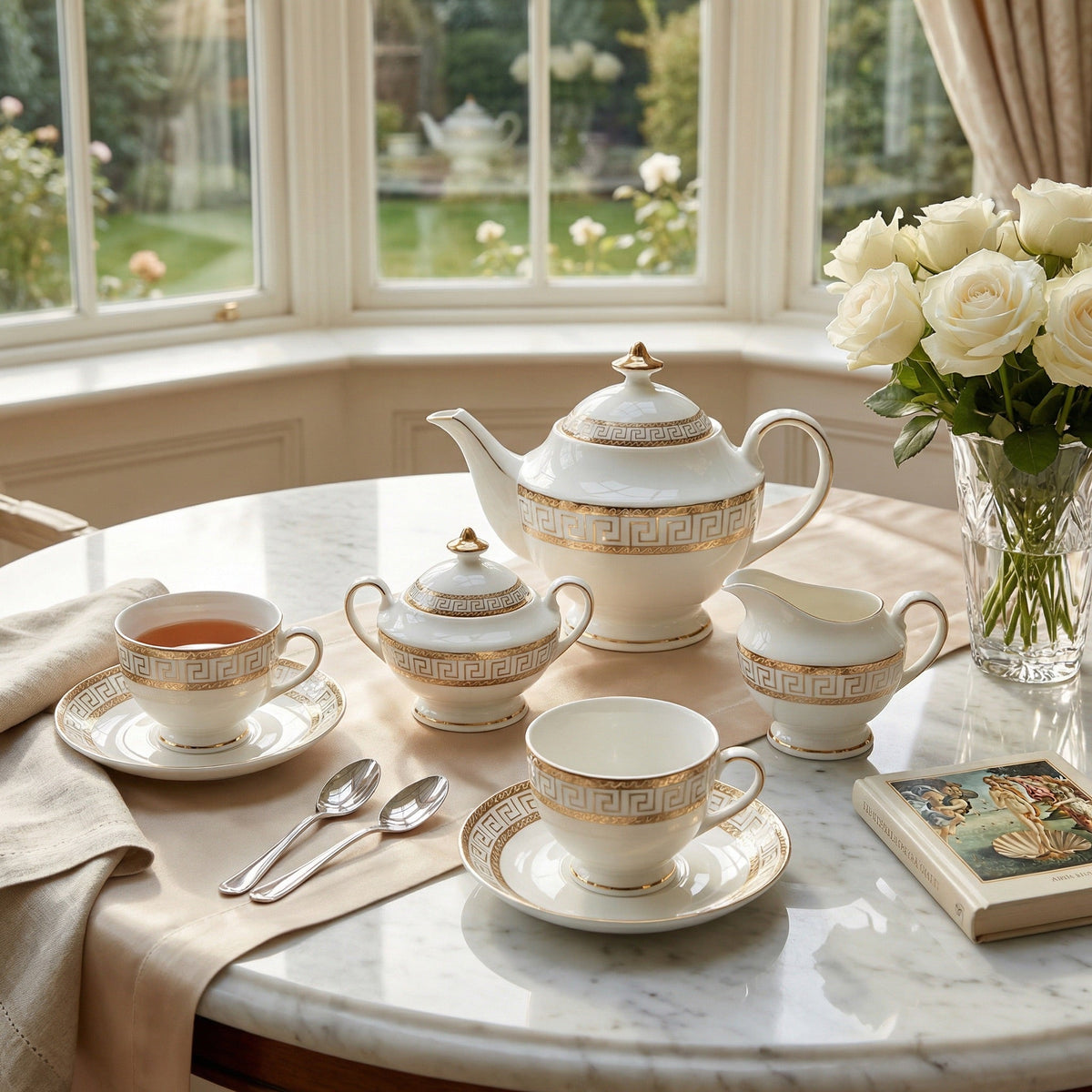 Heritage Gold Tea Set - Service for 6 (15 Pieces)