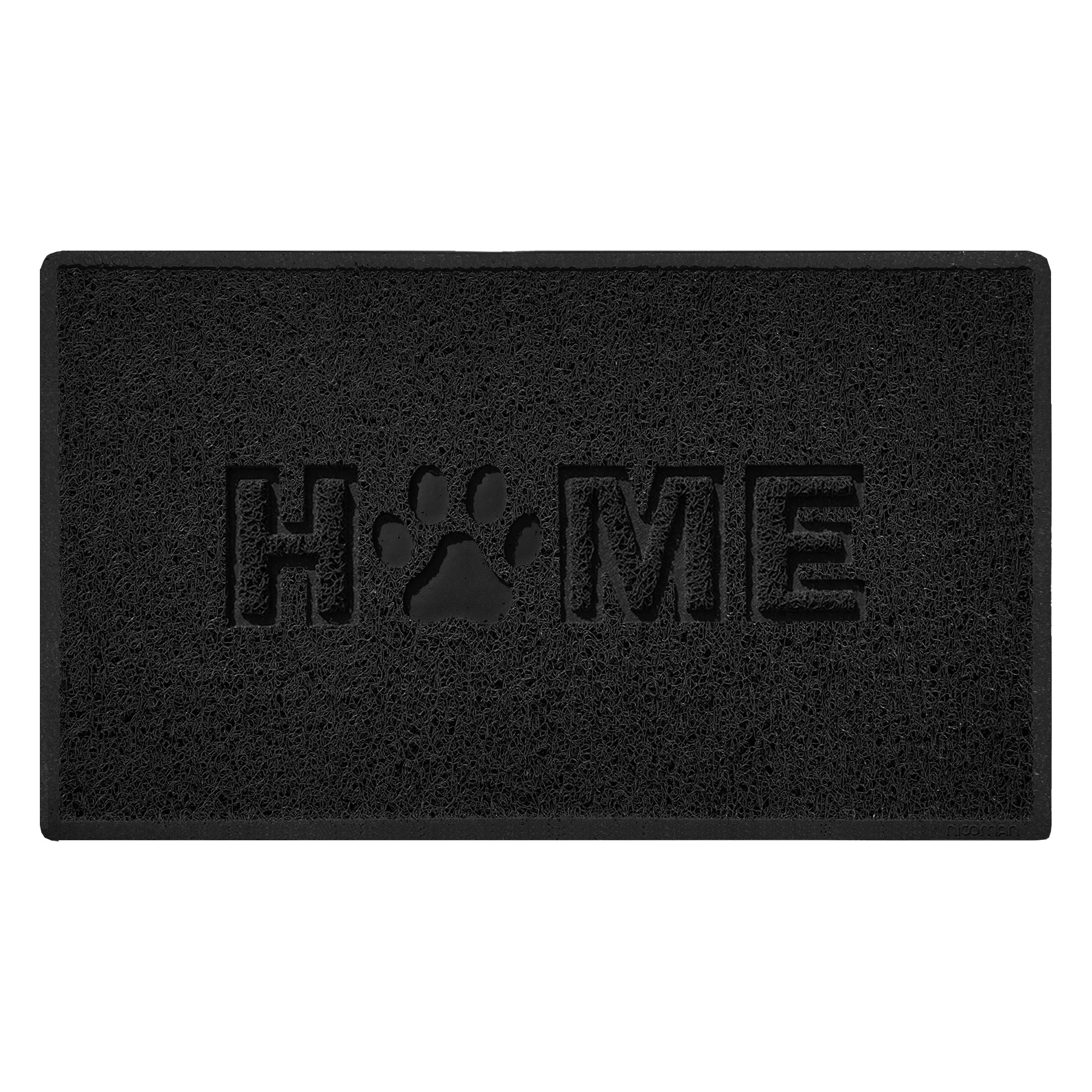 Embossed Home Paw Spaghetti Outdoor Doormat