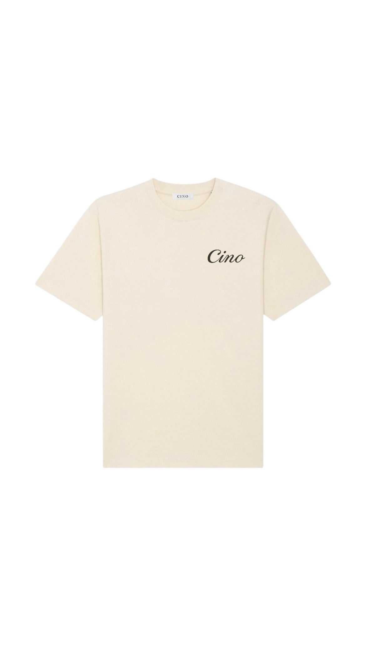 Beach Club T-Shirt | White/Beige