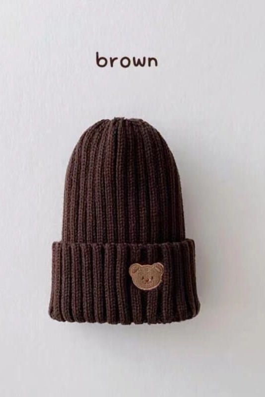 Knitted Bear Beanie