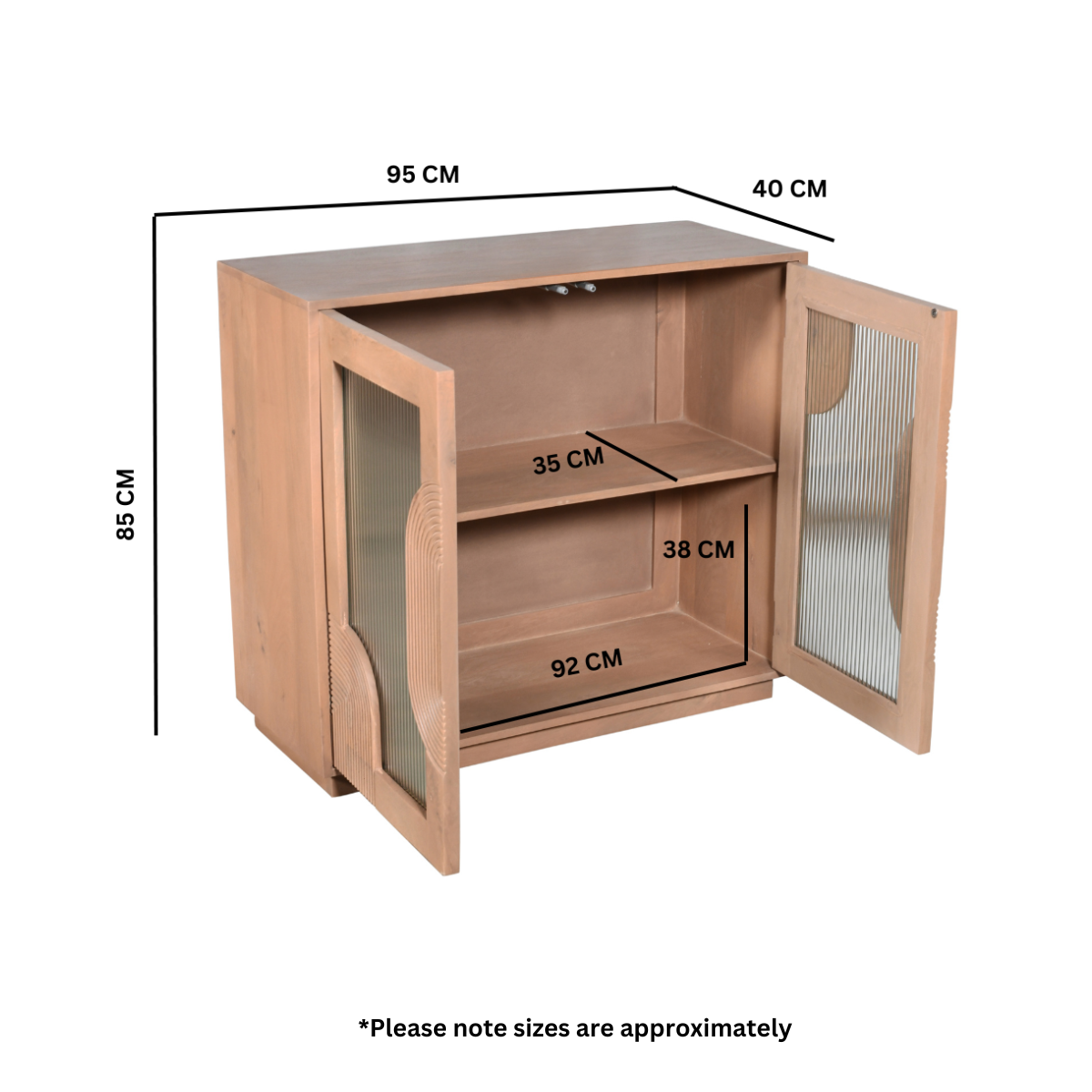 Jodhpur Solid Wooden Small Sideboard