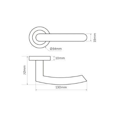 Raven Polished Steel Latch Pack