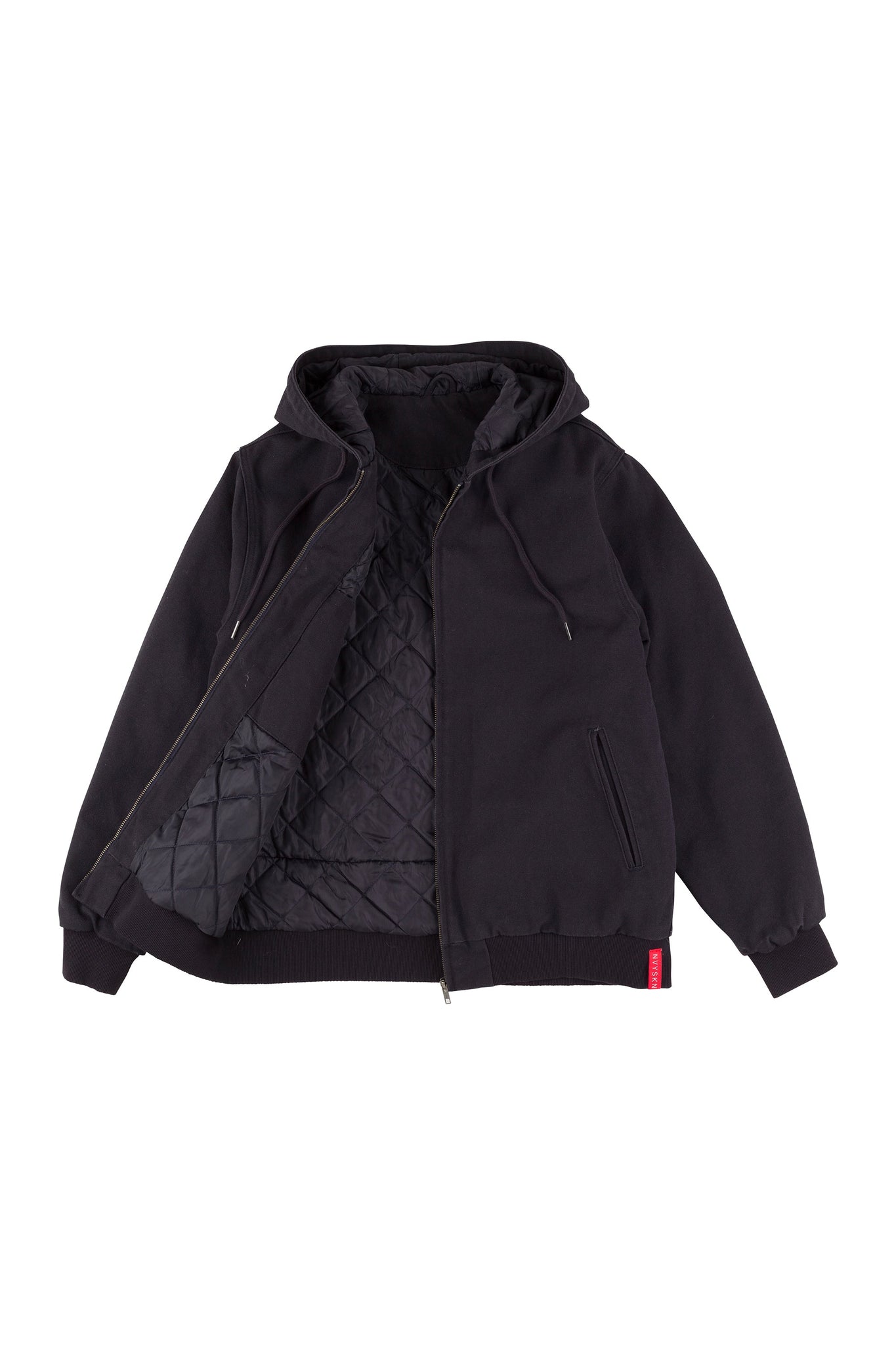 NVYSKN Mens Canvas Bomber Jacket