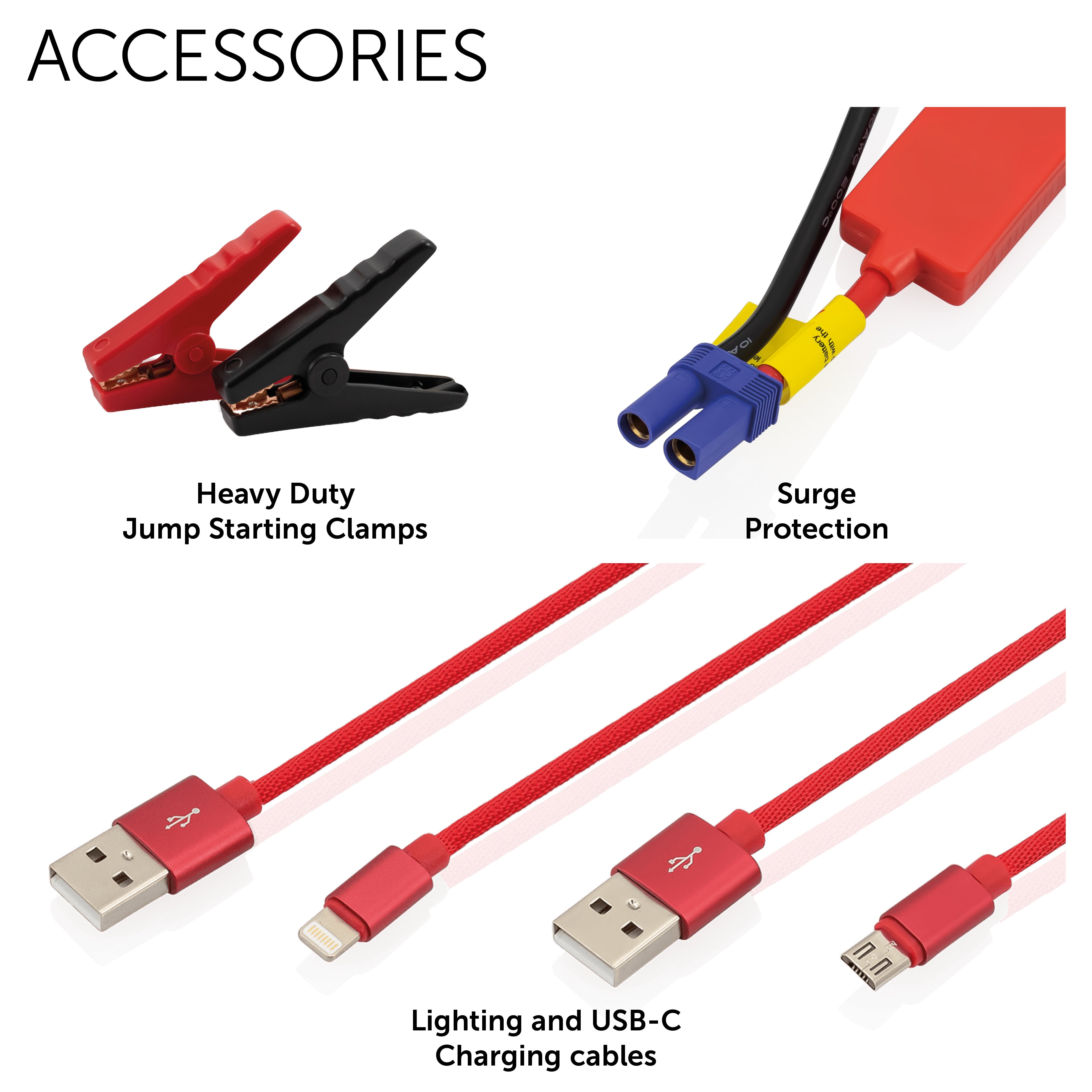 6000 mAh Jump Start Power Bank