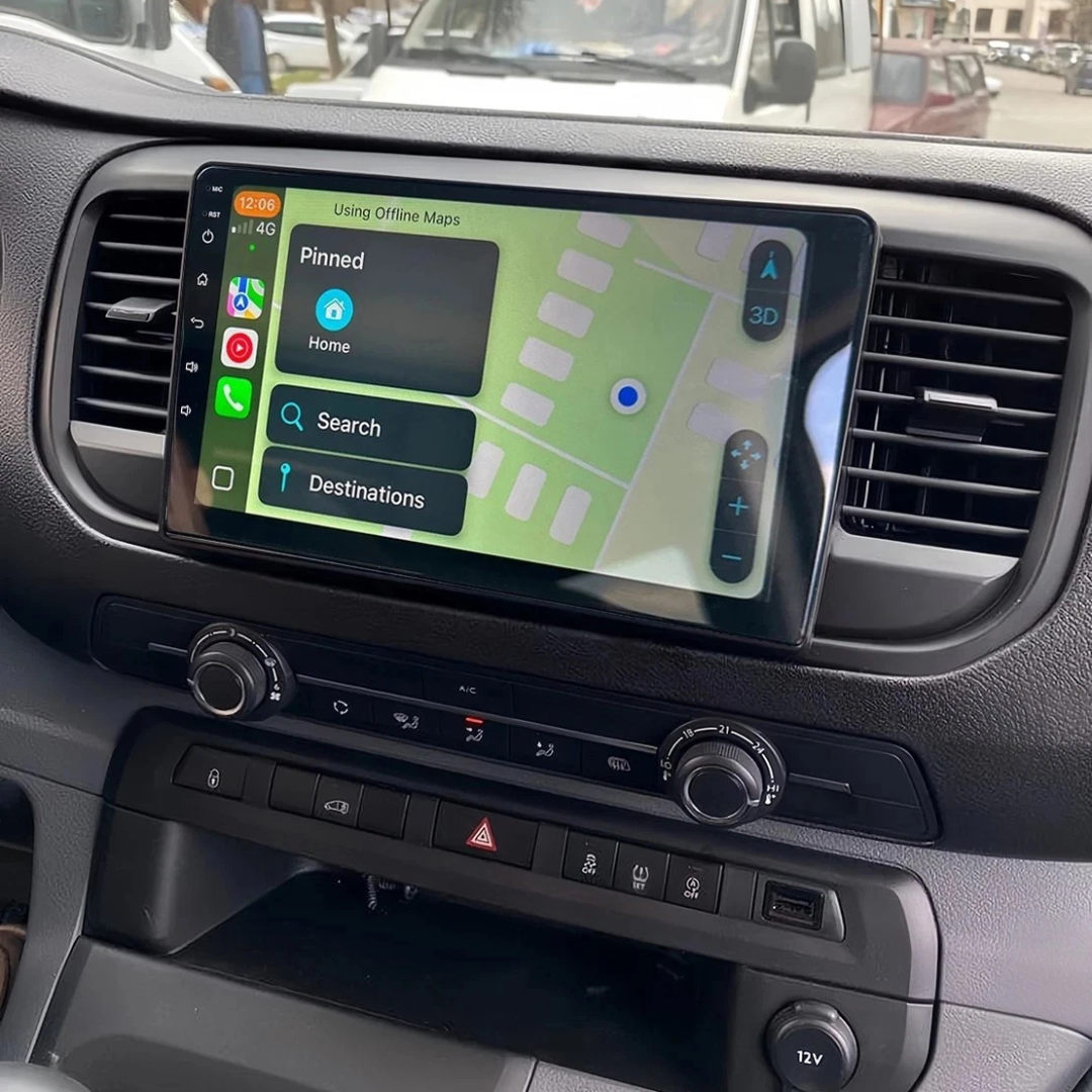 Citroen Jumpy Peugeot Expert Toyota Proace Apple Carplay / Android Auto 9" Stereo Upgrade 2016-24