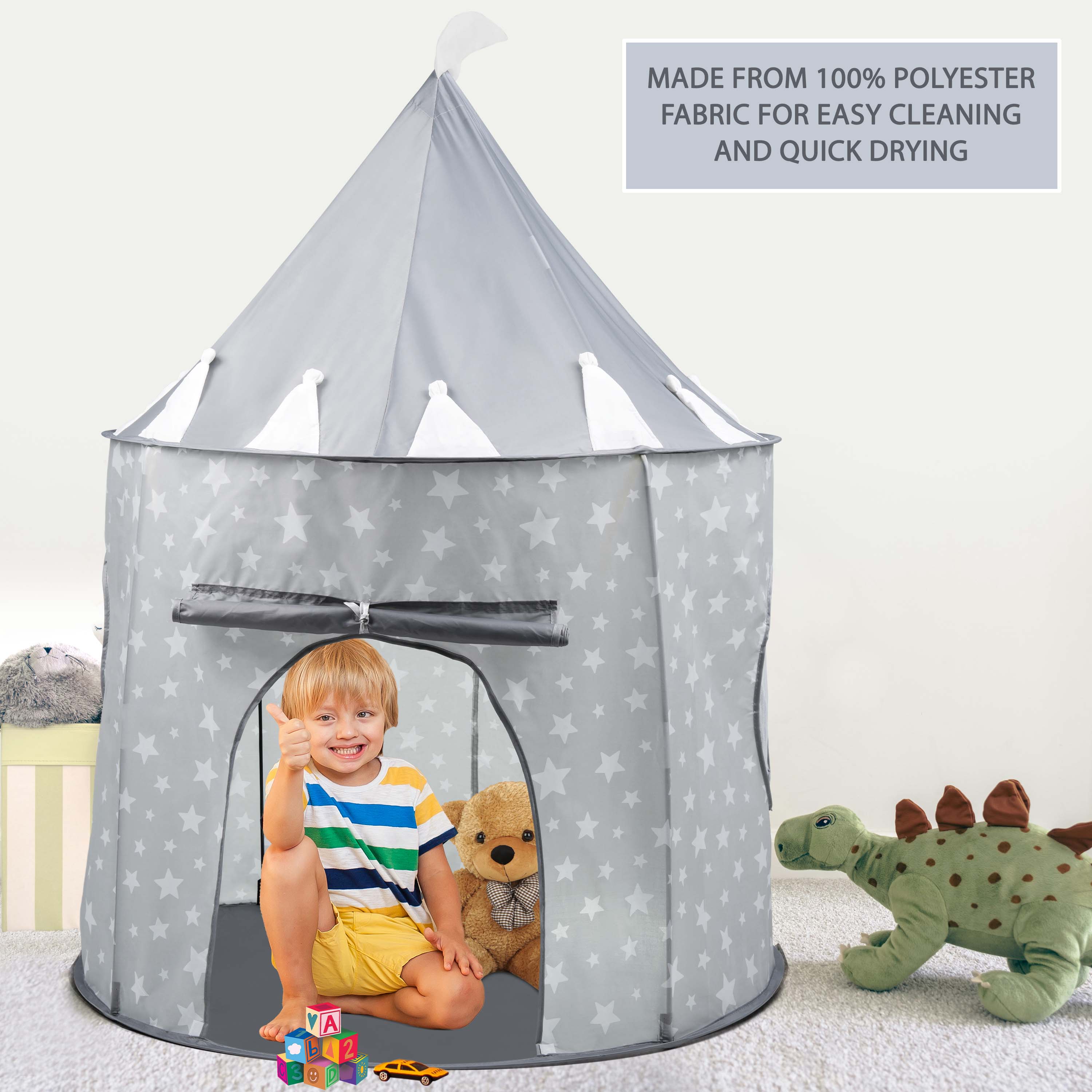 Kids Wizard & Princess Castle Tent