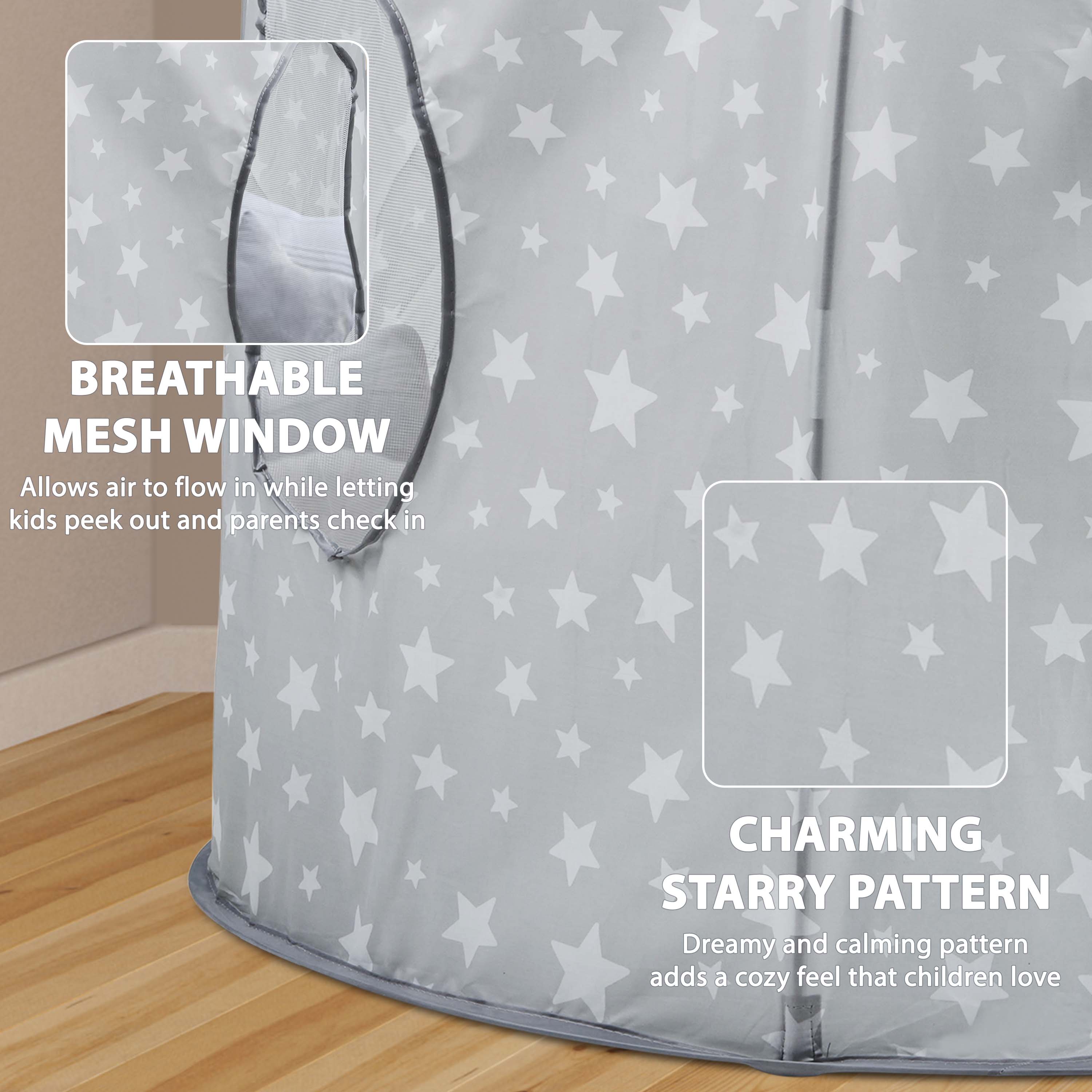 Kids Wizard & Princess Castle Tent