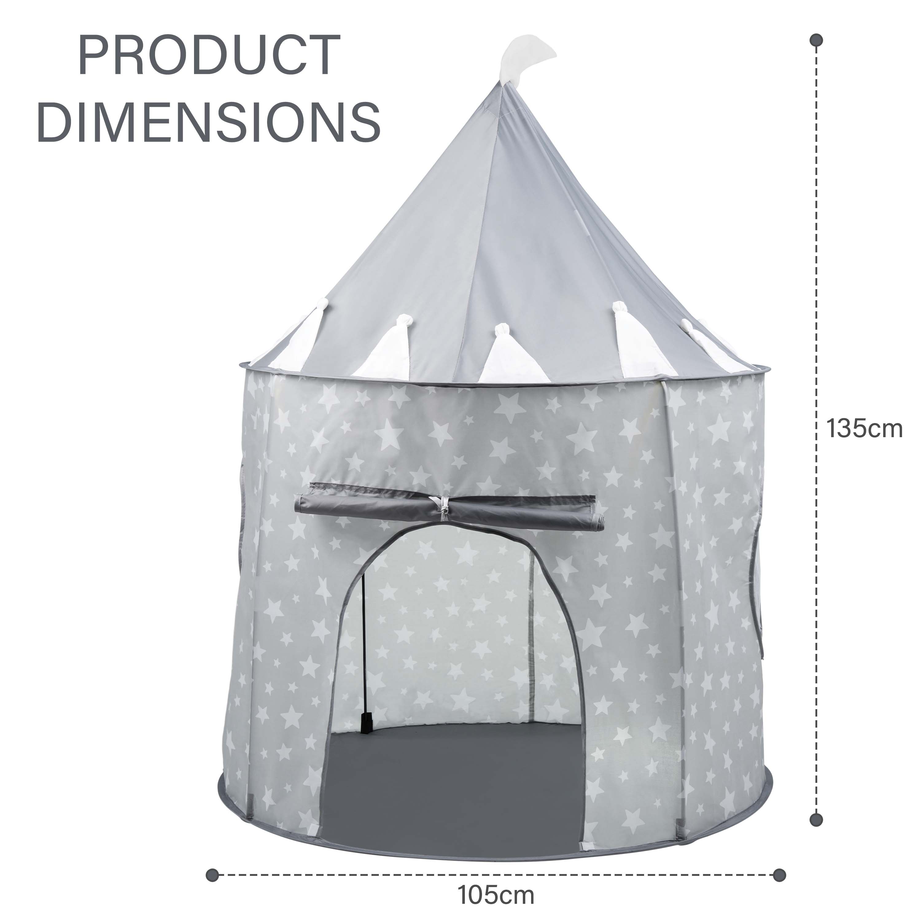 Kids Wizard & Princess Castle Tent