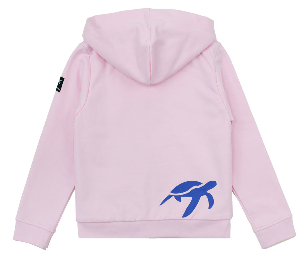 Childrens Boatyard  Full Zip Hood - Ice Pink