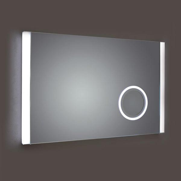 Kilmore Rectangular Mirror with Square LED Side Lights & On/Off Touch Sensor