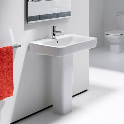 Senso Compact Ceramic 550mm Basin - 1 Tap Hole