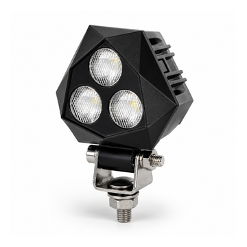 PRIZM™ 9W LED Mini Work Light – Compact Heavy Duty Flood Beam, 12/24V, ECE R10
