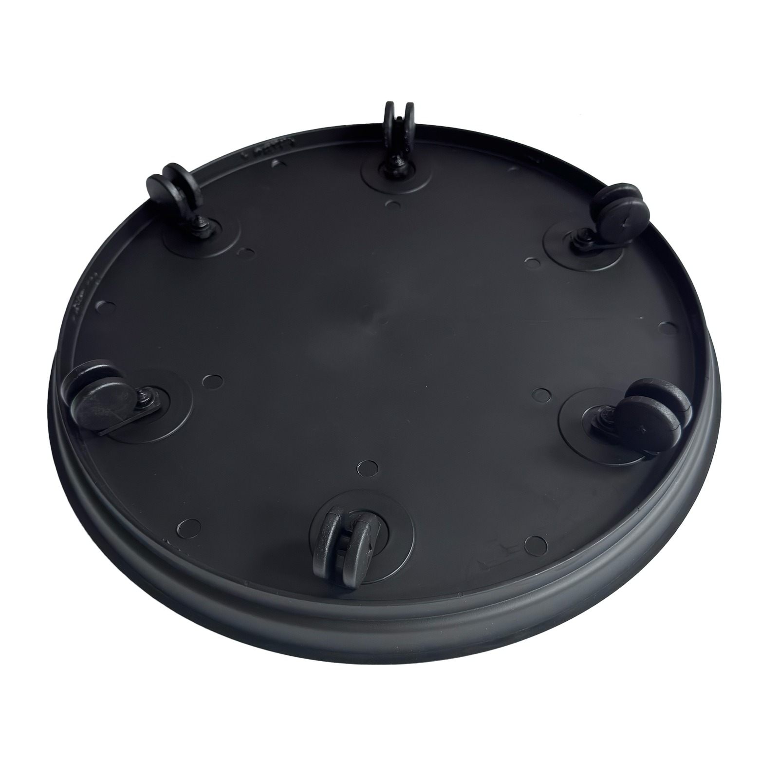 Patio Pot Trolley Set of 2 – Black – Medium 30 cm (20 kg) & Large 38 cm (50 kg) – Heavy Duty Plant Caddy