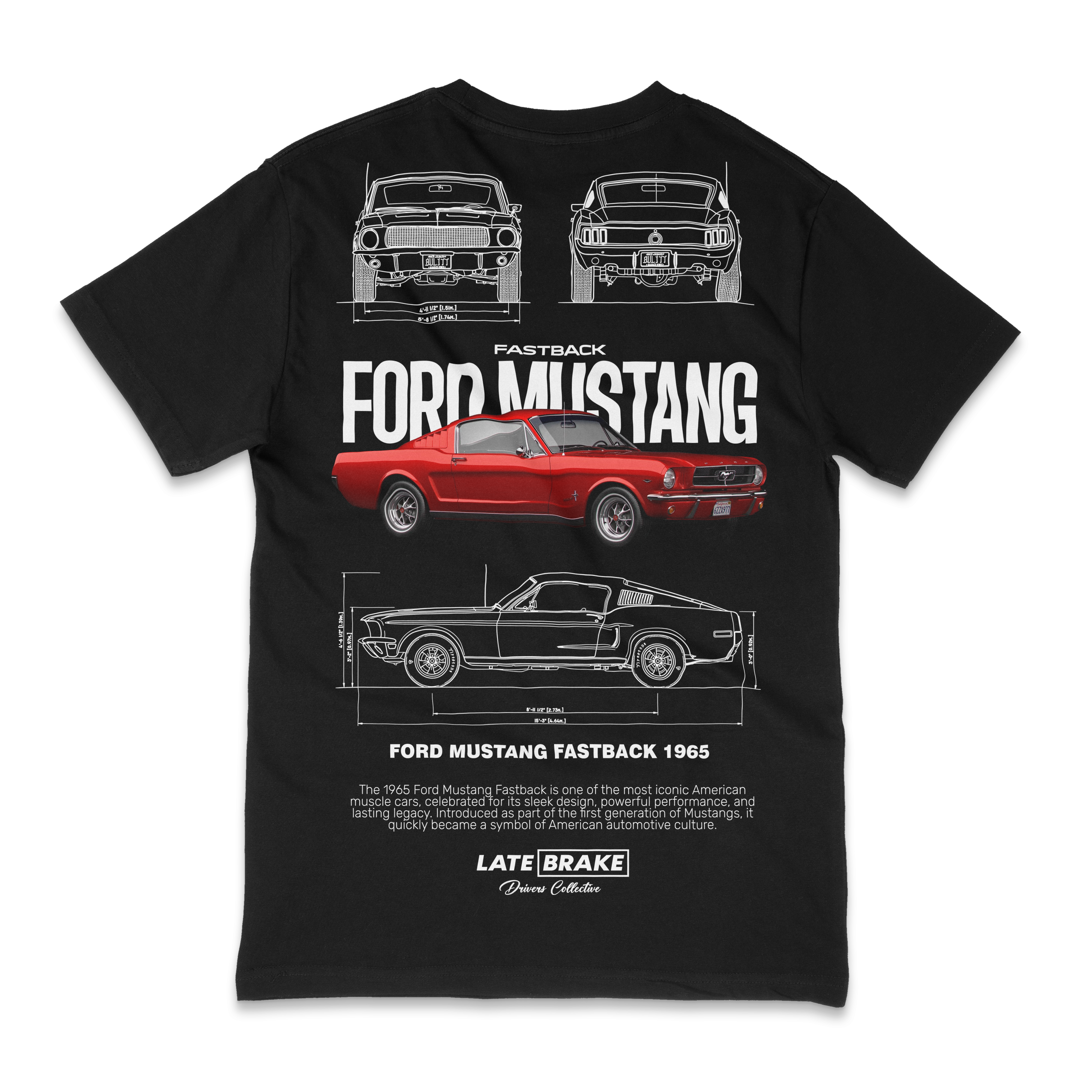 Mustang Fastback 1965 Drivers Collective T-Shirt