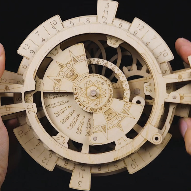 Perpetual Calendar Wooden Construction Toy