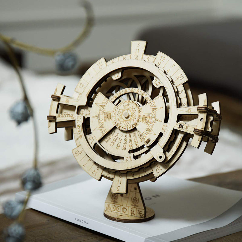 Perpetual Calendar Wooden Construction Toy