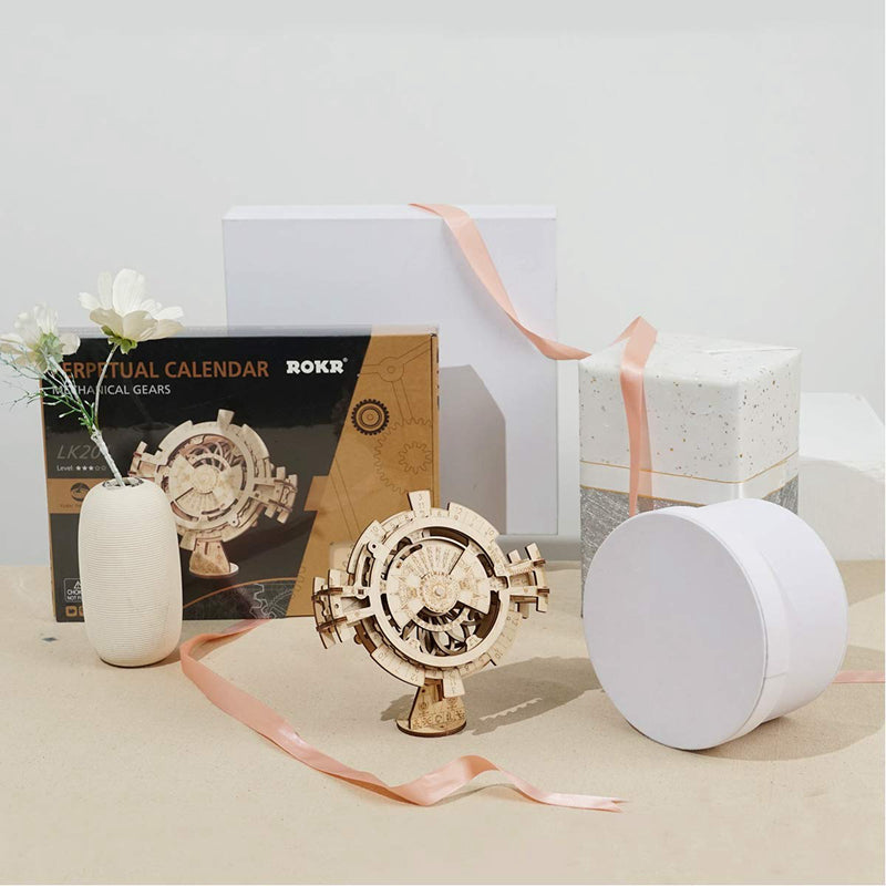 Perpetual Calendar Wooden Construction Toy