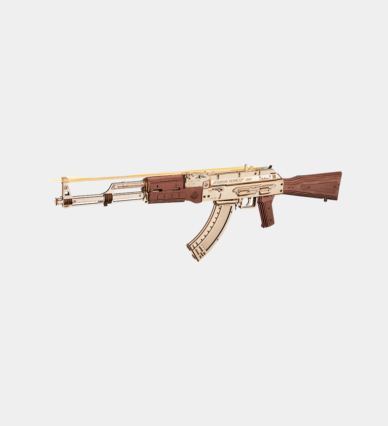 AK-47 Assault Rifle Wooden Construction Toy