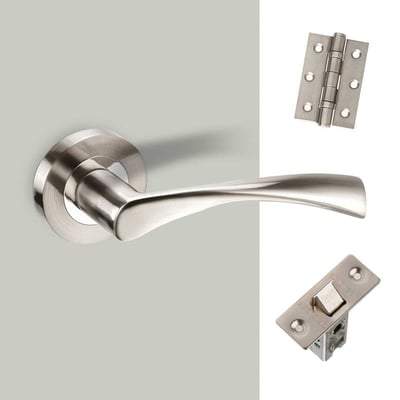 Lupus Satin Chrome Handle Hardware Pack Standard
