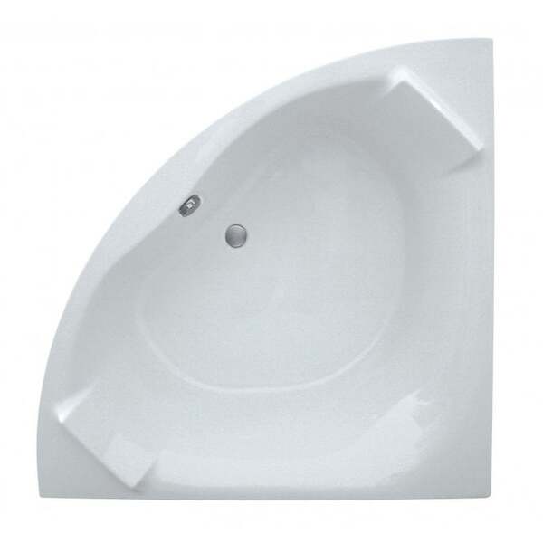 Luxe Corner Bath with Built-in Headrests - 1400 x 1400mm
