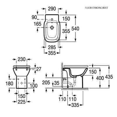 Debba Freestanding Bidet