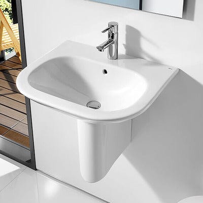 Nexo Wall-Hung Basin 1 Tap Hole
