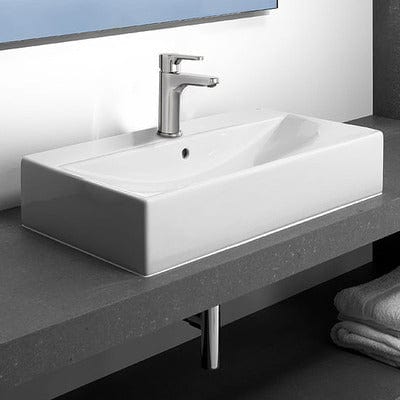 Diverta 600mm Over Countertop Basin 1 Tap Hole