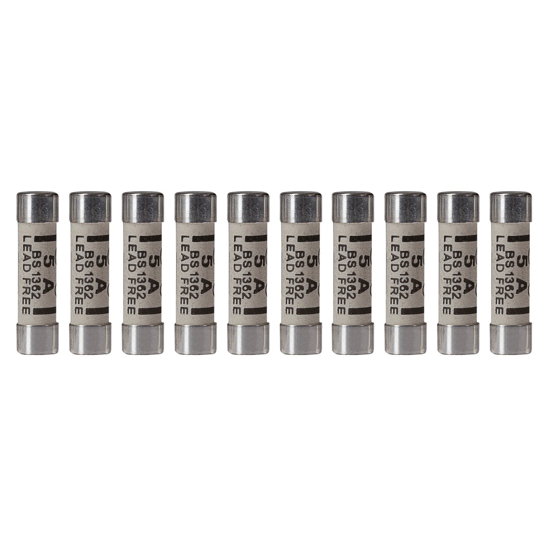 Maplin 5 Amp Plug Fuse BS1362 25.4 x 6.4mm - Pack of 10