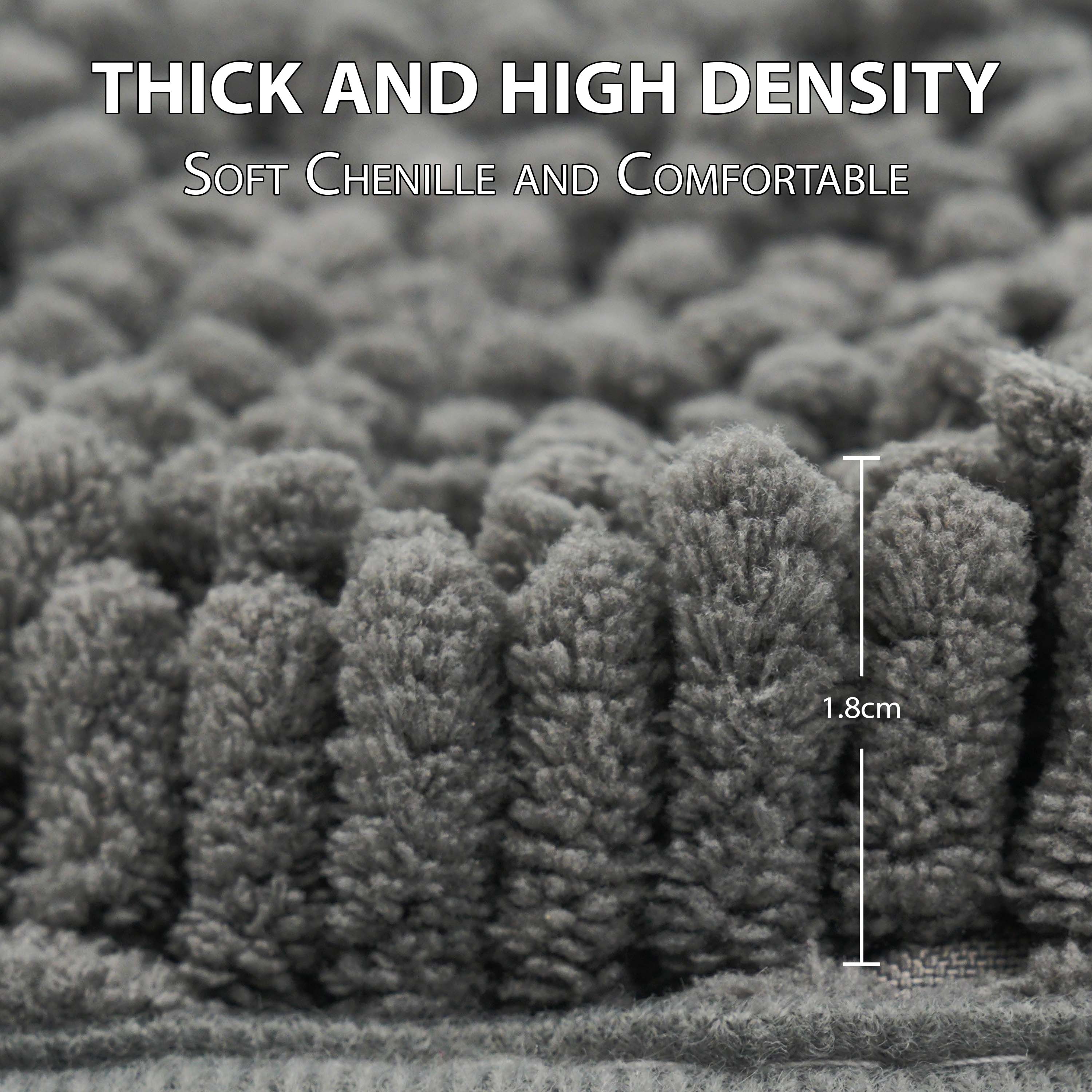 Non Slip Bath Mat Water Absorbent Machine Washable