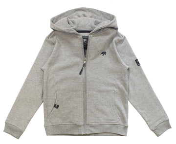 Childrens Boatyard  Full Zip Hood - Grey
