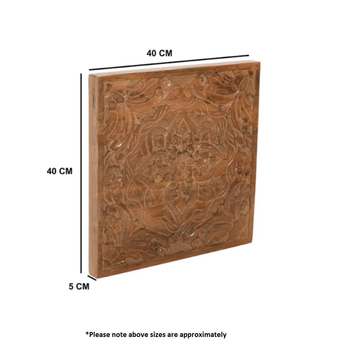 Carved Mango Wood Wall Art