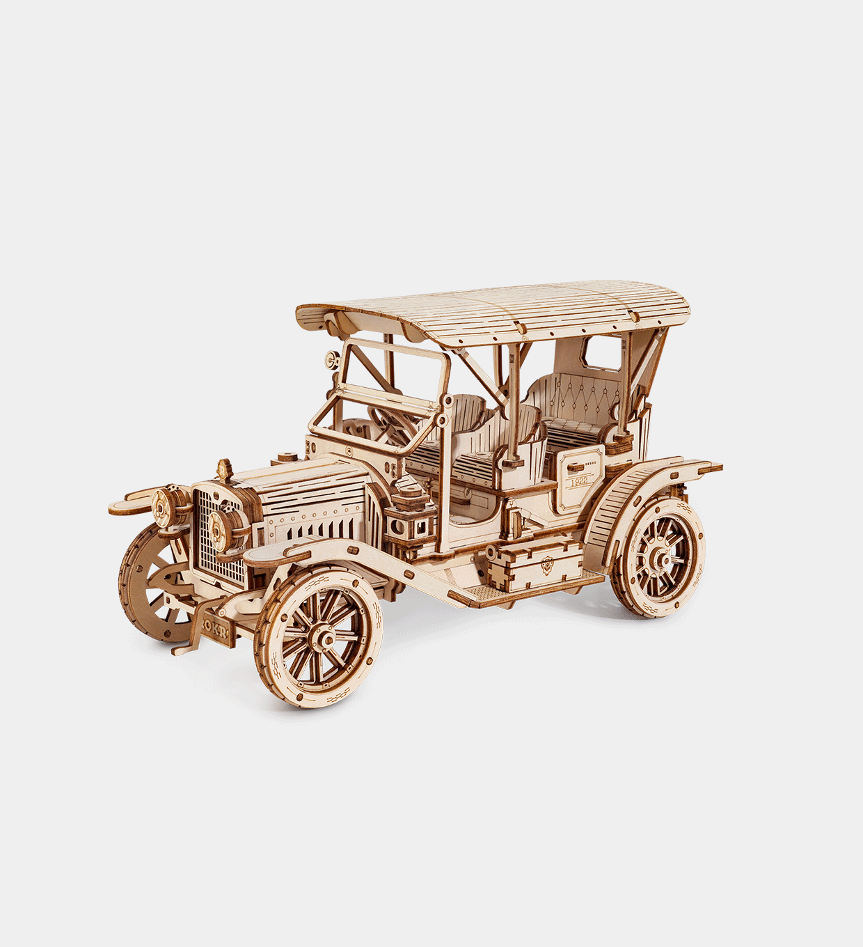 Vintage Car Wooden Construction Toy