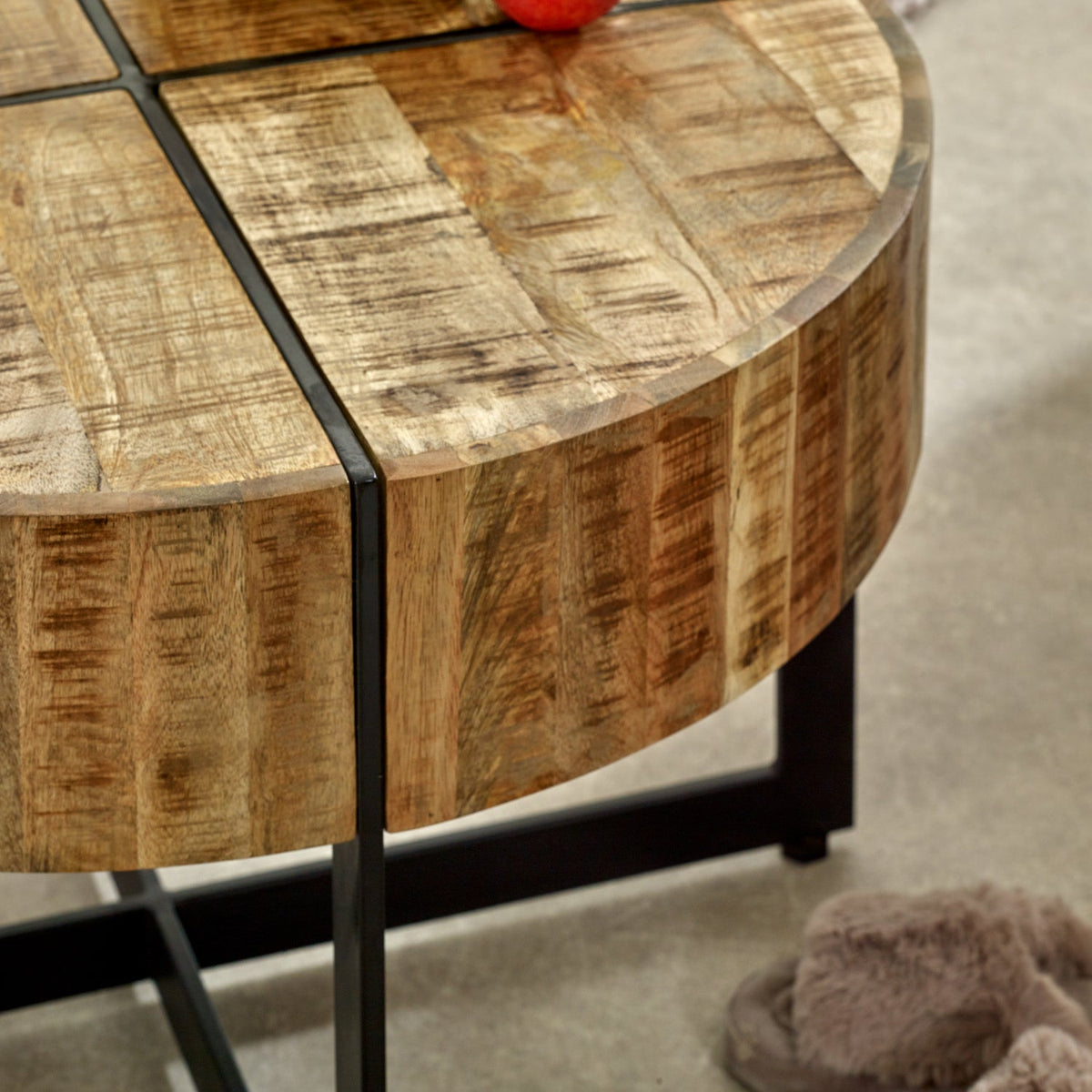 Table Legs Merlin Merlin Mango Wooden Coffee Table With Metal Legs – Empire Warehouse