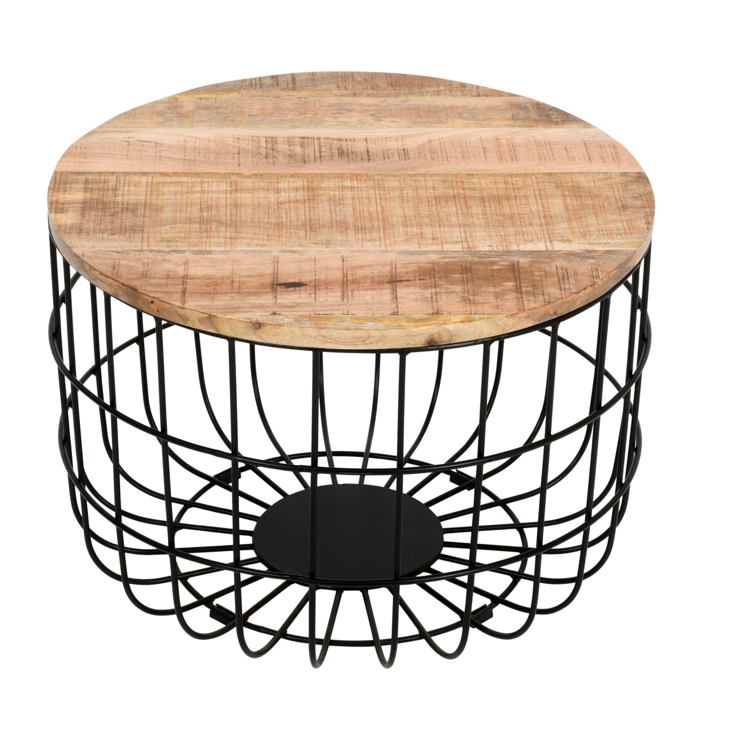 Merlin Mango Wooden Wire Coffee Table
