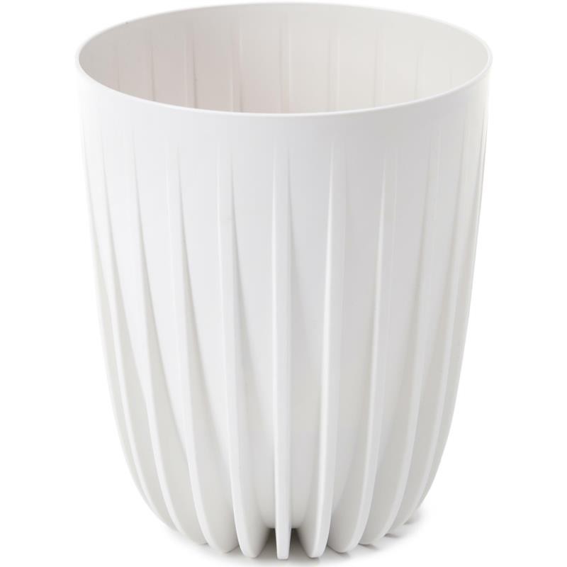 Mira Plant Pot without Hole 190mm White Decorative Indoor Planter Cover