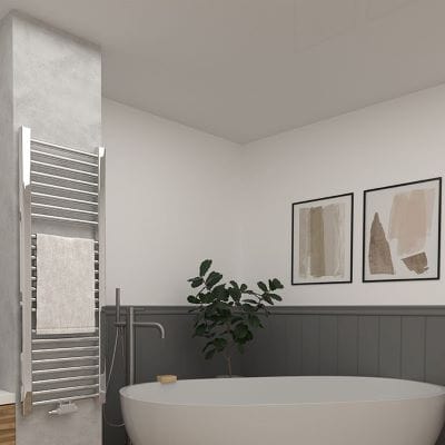 White Primed Madingley Wall Panelling Pack - 2340mm