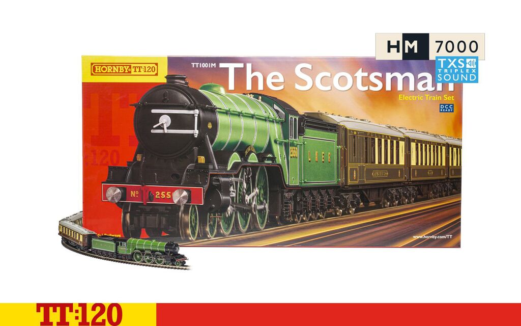 Hornby TT:120 TT1001TXSM The Scotsman Digital Train Set - Sound Fitted