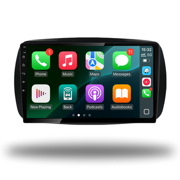Mercedes-Benz Smart for Two/Four Apple Carplay / Android Auto 9" Stereo Upgrade