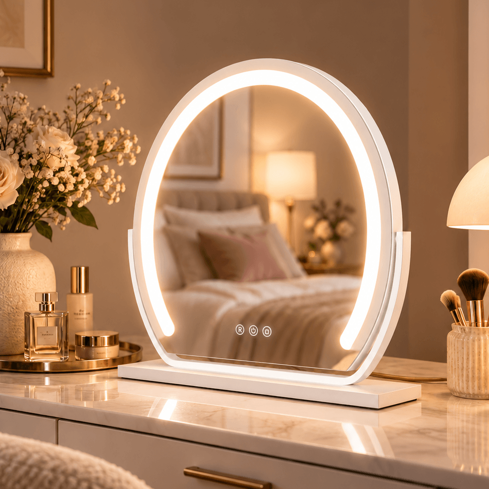 Mila LED Vanity Mirror White