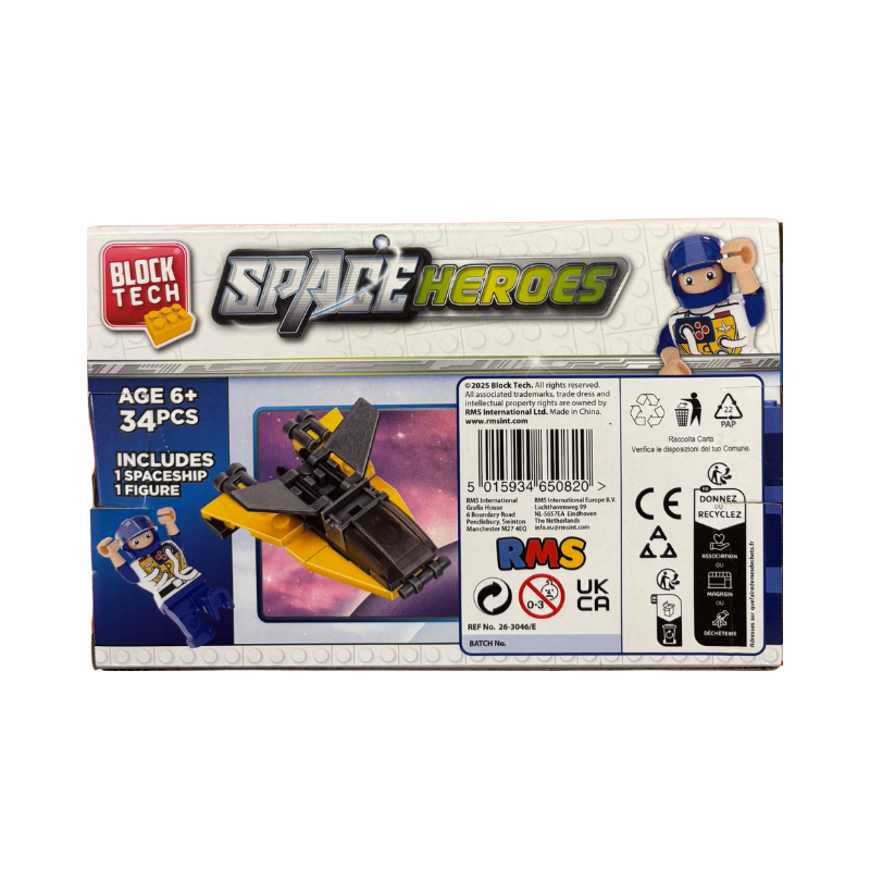 Mini Block Tech Space Heroes Toy Set