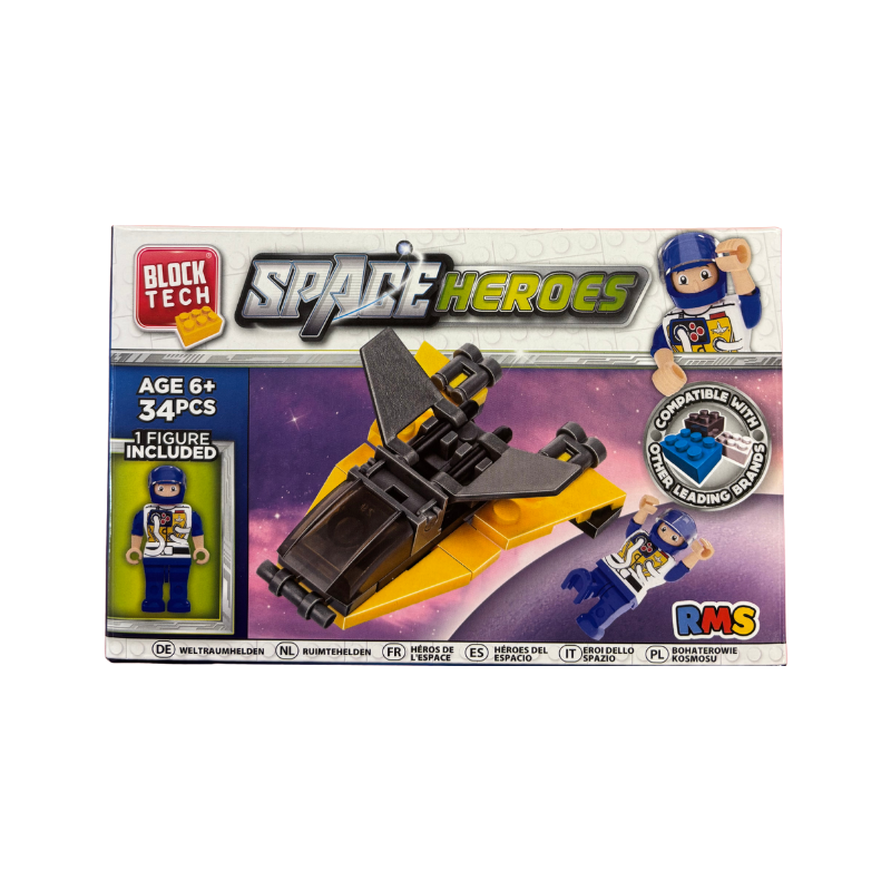 Mini Block Tech Space Heroes Toy Set