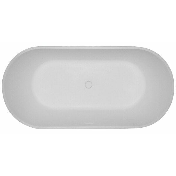 Mini Cusco Solid Surface Freestanding Double Ended Bath - 1550 x 750mm