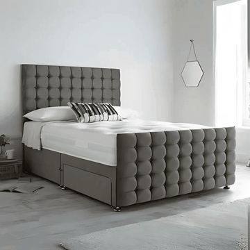 Monaco Divan Bed-Tailored Finish with Matching Headboard