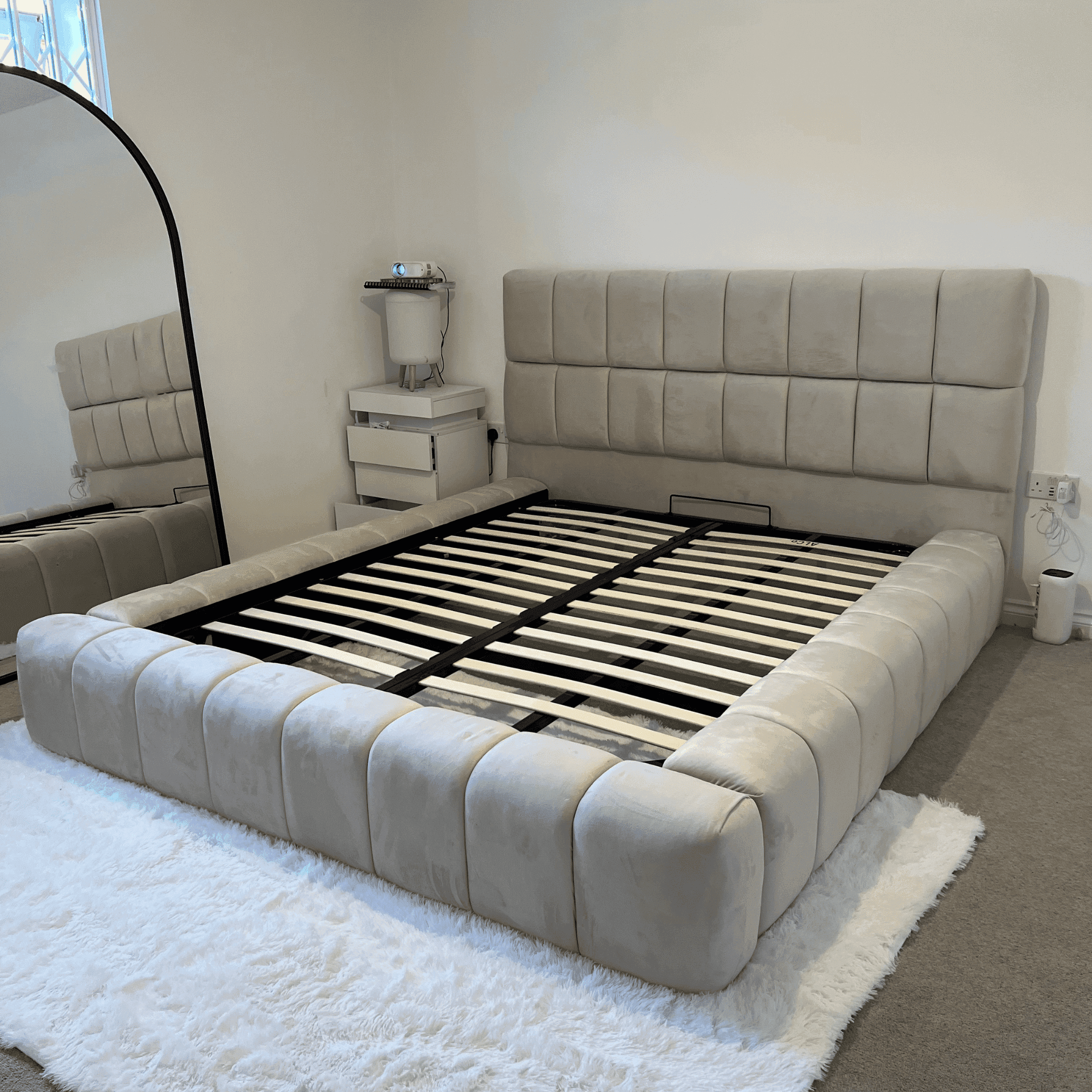 2025 Cube Ambassador Bed Frame – Bespoke Upholstered Bed