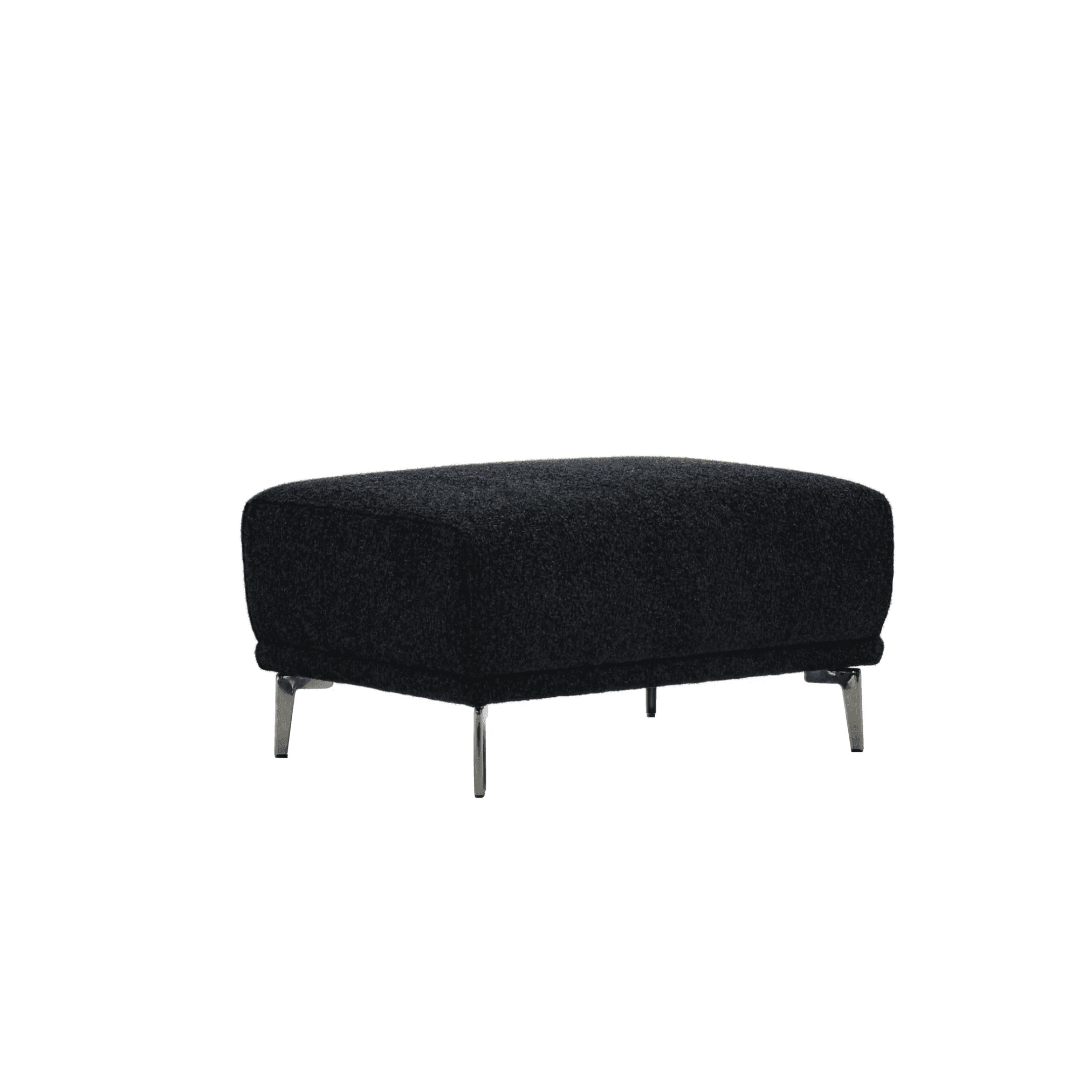 Aluxo Albany Sofa Range in Black Lux Boucle Fabric