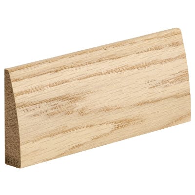 Oak Modern Profile Skirting Set Pre-Finished - 3000 x 120 x 18mm (Pack of 5)