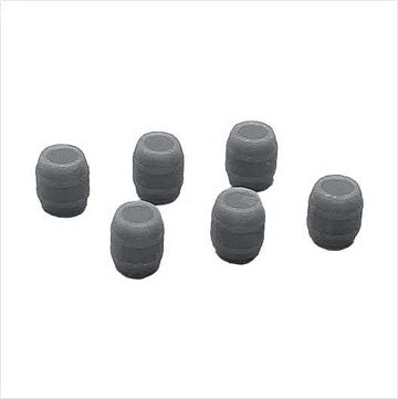 N Scale | Ready to Paint | Whiskey Barrel (6 pack)